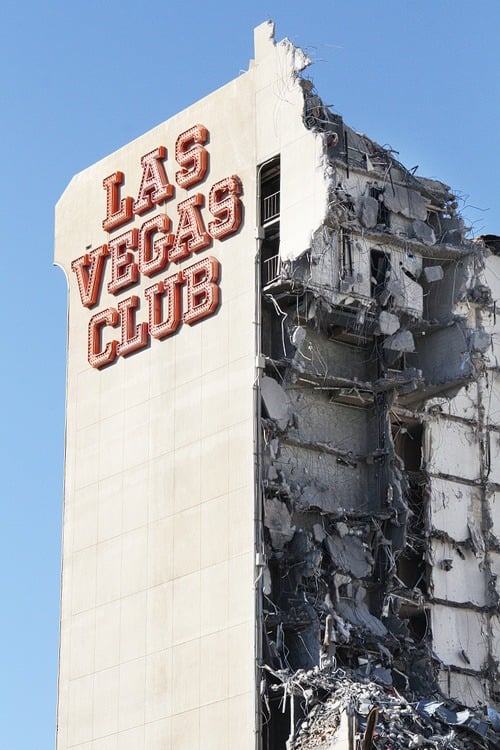 Las Vegas Club demolition