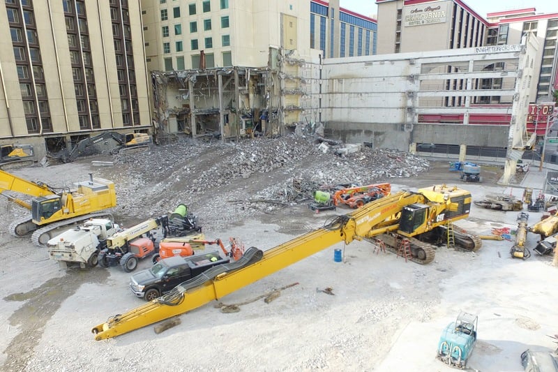 Las Vegas Club demolition