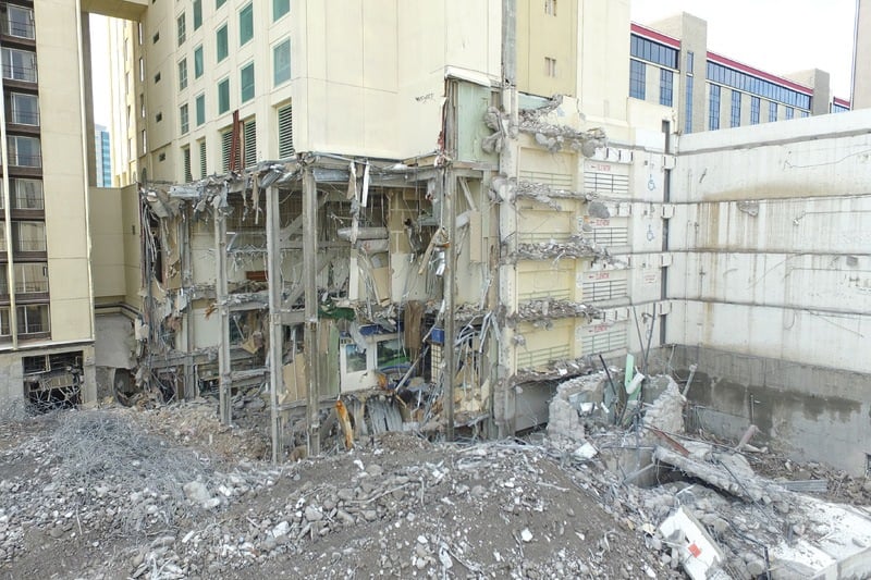 Las Vegas Club demolition