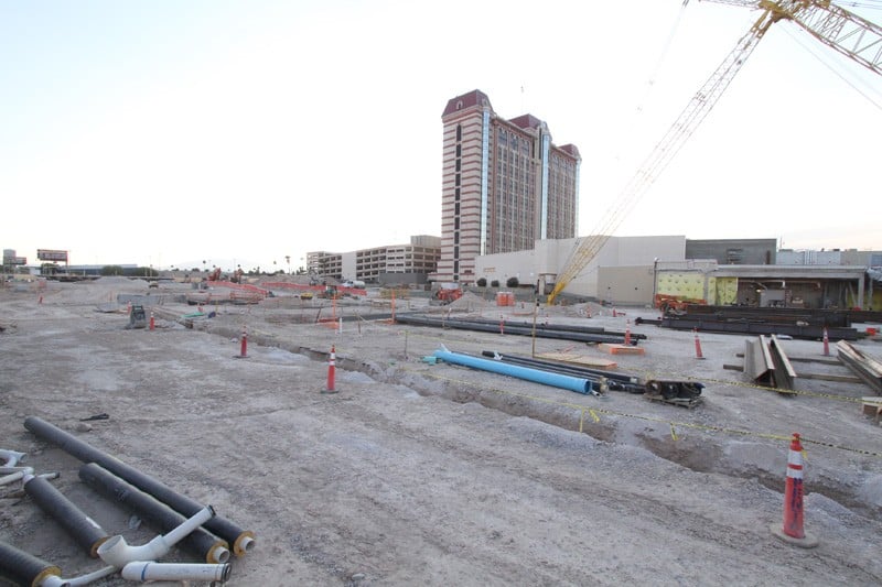 Palace Station construction