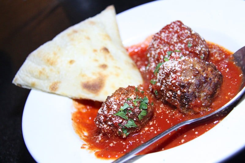 Pizza Rock meatballs