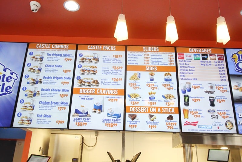 White Castle Fremont menu