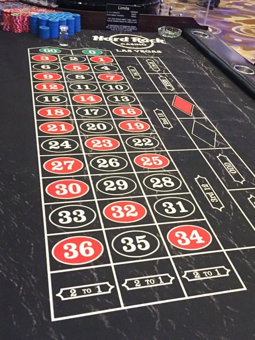 Roulette left-handed