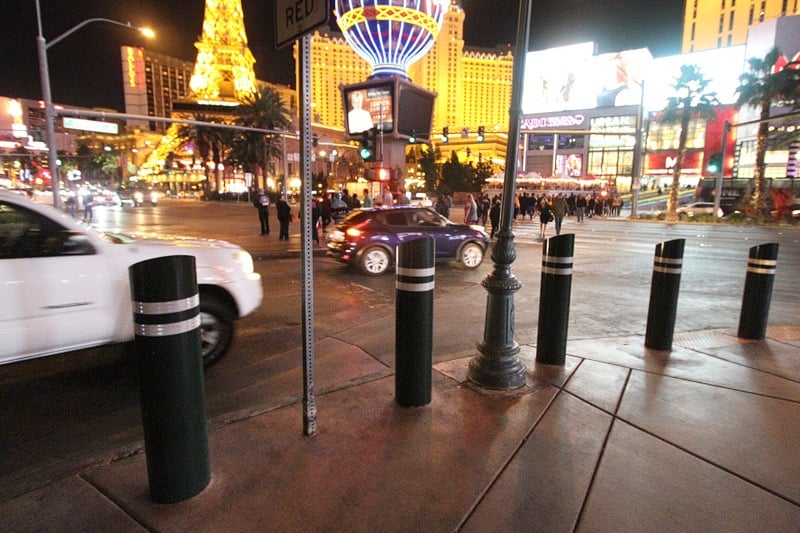 Bollards Las Vegas Strip