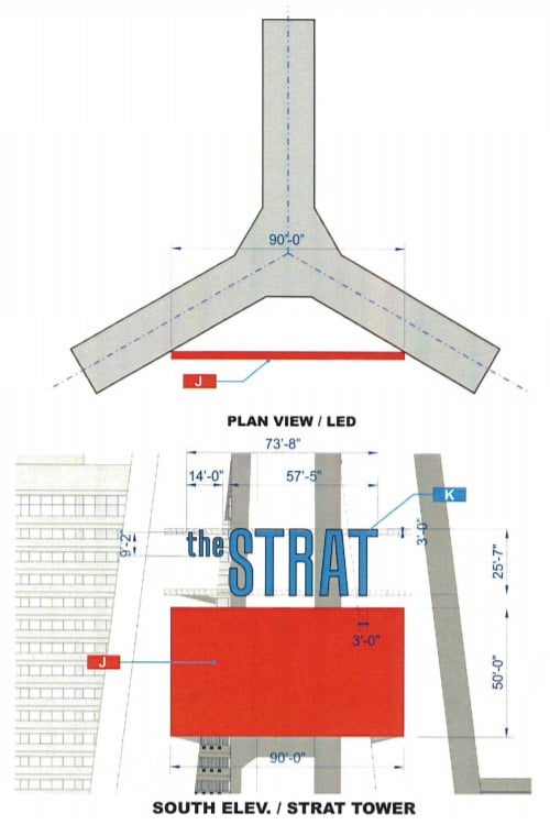 Stratosphere signage