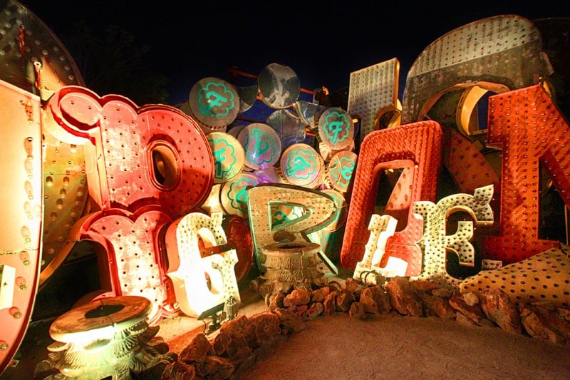 Neon Museum signs