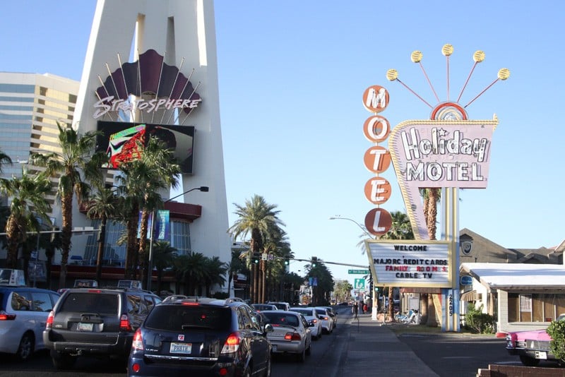 Downtown Las Vegas gateway arch