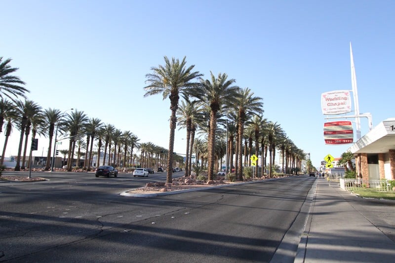 Downtown Las Vegas gateway arch