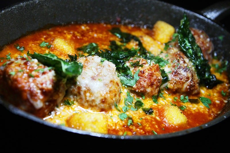 Hell's Kitchen meatballs