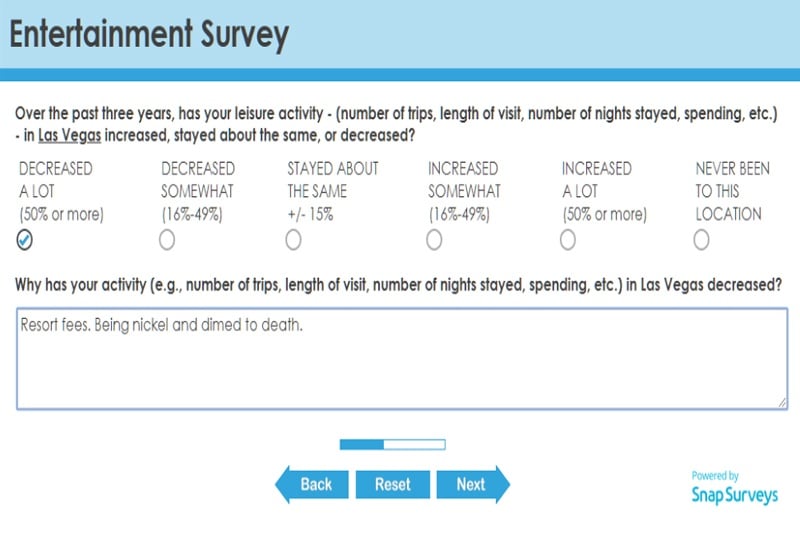 Caesars survey