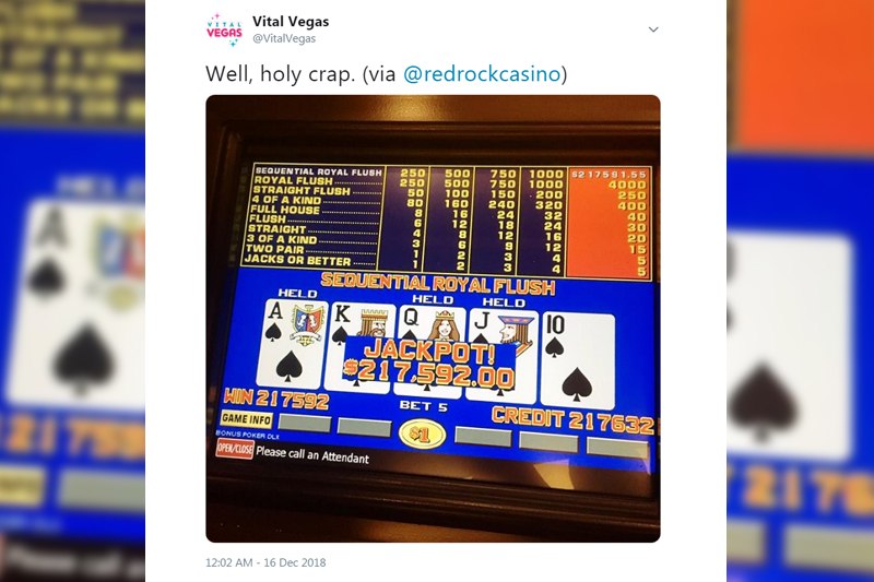 sequential royal flush
