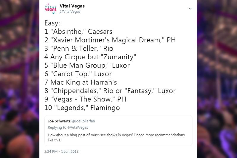 Vital Vegas Tweets