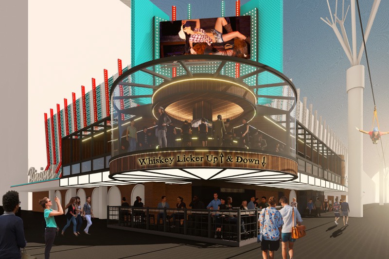 Binion's Whiskey Licker Up Bar