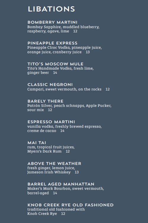 Oakville Steakhouse Tropicana