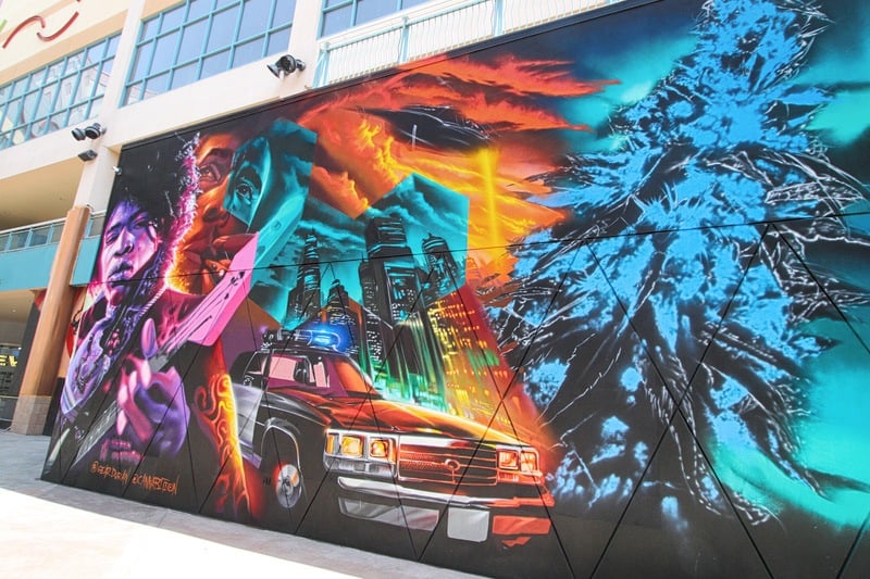 weed museum mural