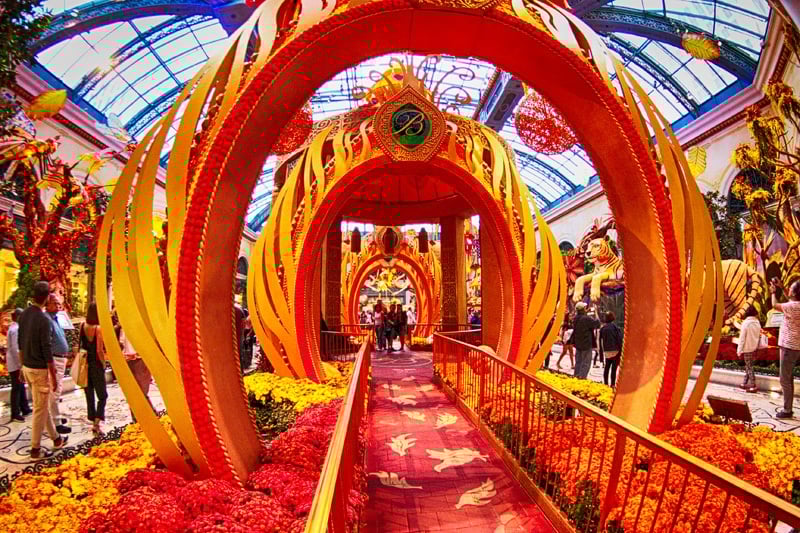 Bellagio Conservatory fall 2019