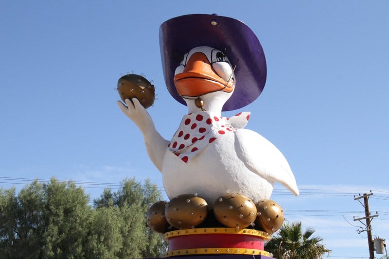 Restored Golden Goose Returns to Fremont Street