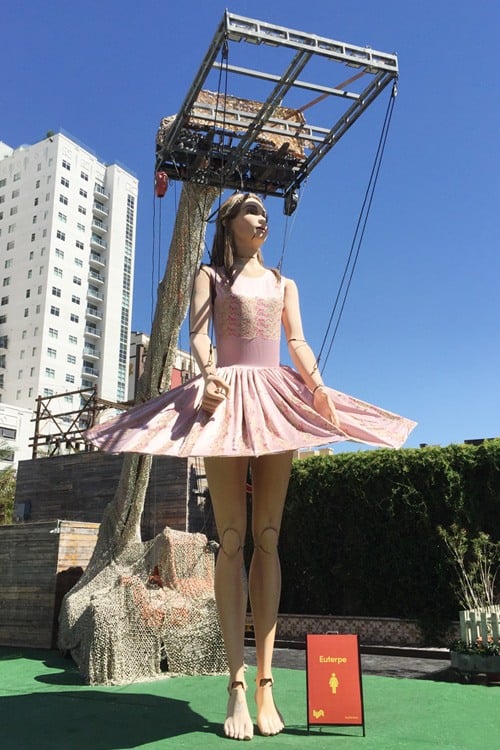 Lyft Art Park ballerina