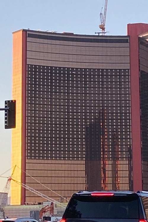 Resorts World video screen