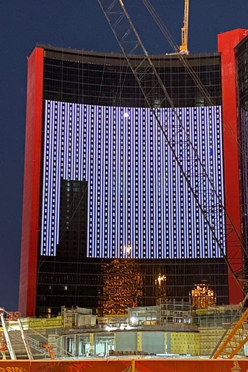 Resorts World video screen