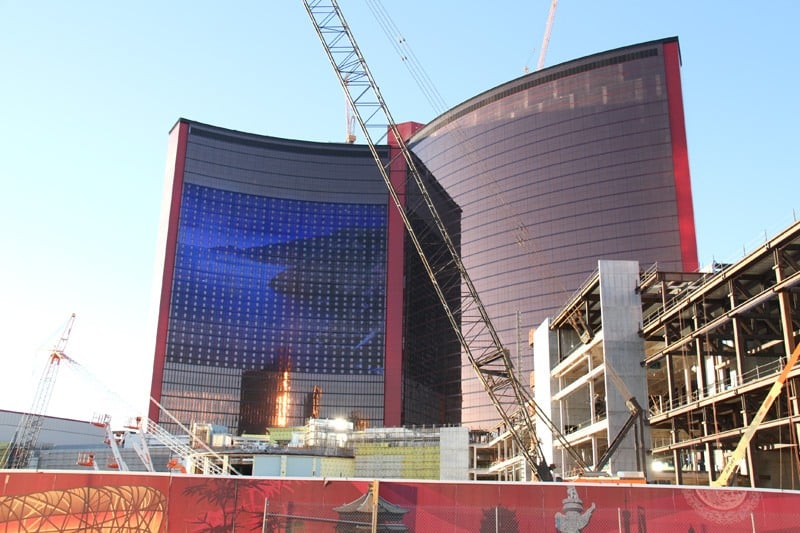 Resorts World video screen