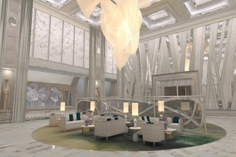 Crockfords Las Vegas lobby