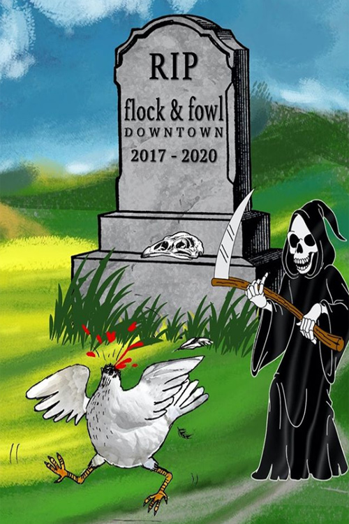 Flock & Fowl closing