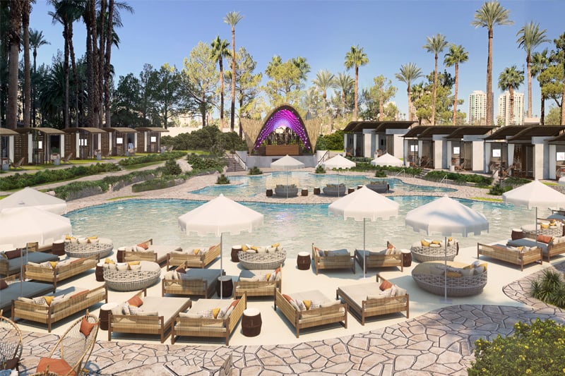Virgin Vegas pool