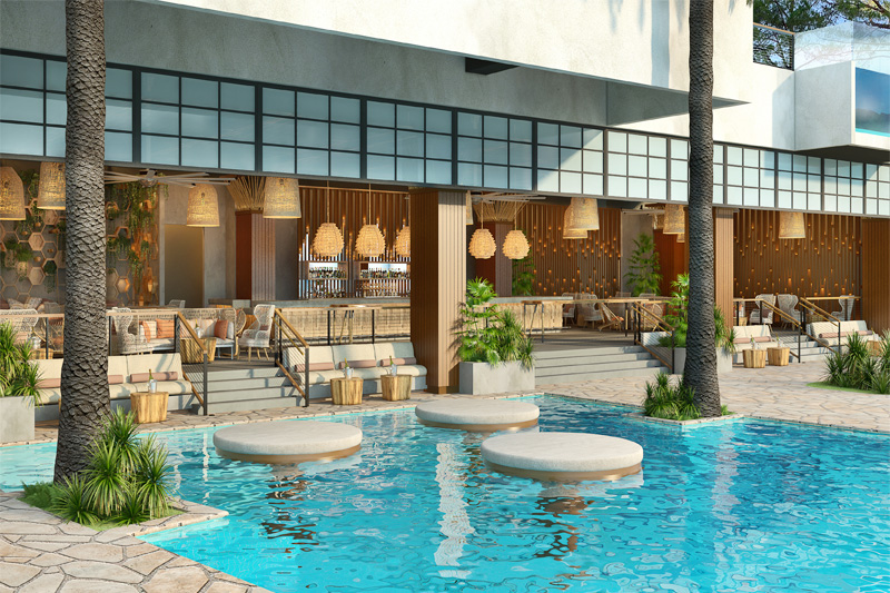 Virgin Las Vegas pool