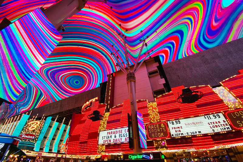 New Year's Eve 2023  Fremont Street in Downtown Las Vegas