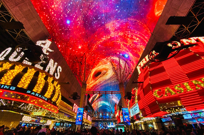 New Year's Eve 2023  Fremont Street in Downtown Las Vegas