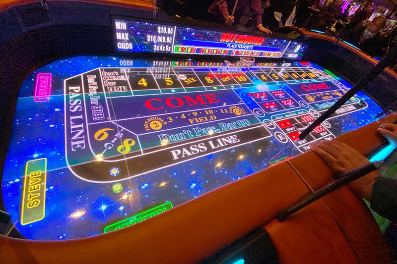 $5 Stadium Craps w/ LIVE shooters @ Planet Hollywood. Yes, you (shooter)  get to come up to the table and actually roll the dice. : r/Craps