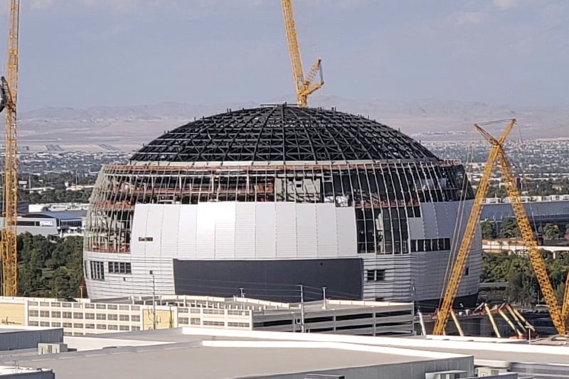 What's that giant sphere being built in Las Vegas?