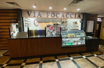 Via Focaccia Opens at Ellis Island, Here’s a Taste