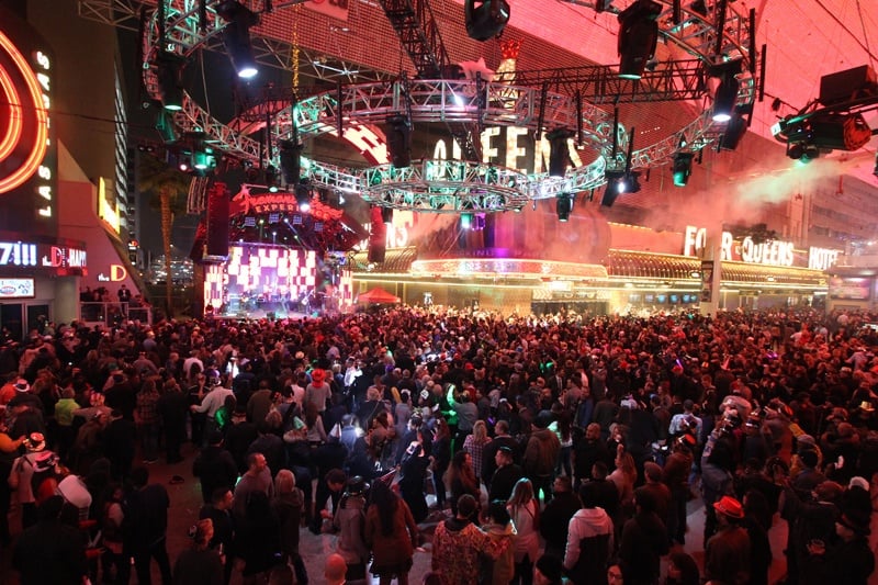 Fremont Street Experience Bets on Nostalgia for New Year's Eve Party