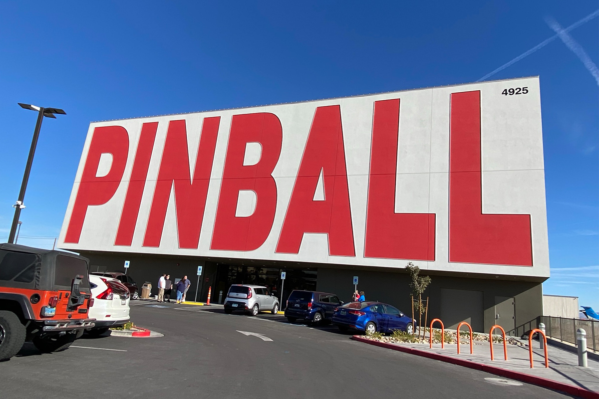Pinball Hall of Fame's New Sign is Glorious