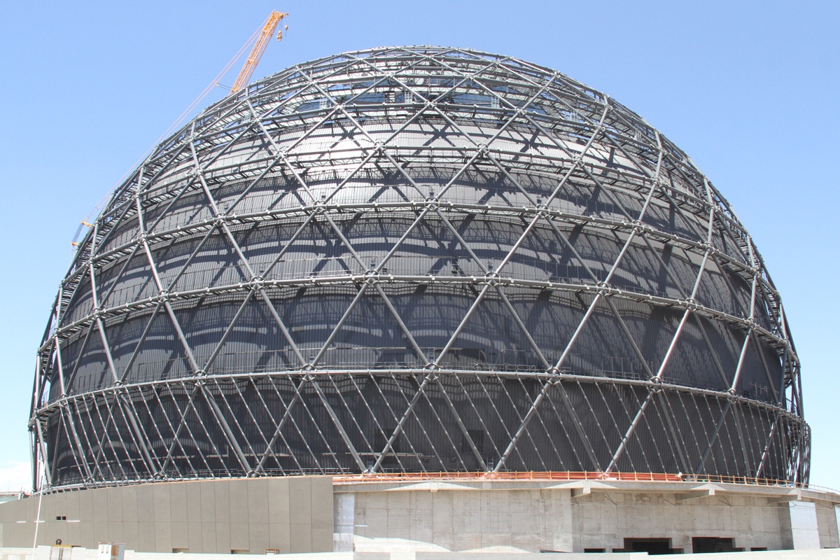 What's that giant sphere being built in Las Vegas?