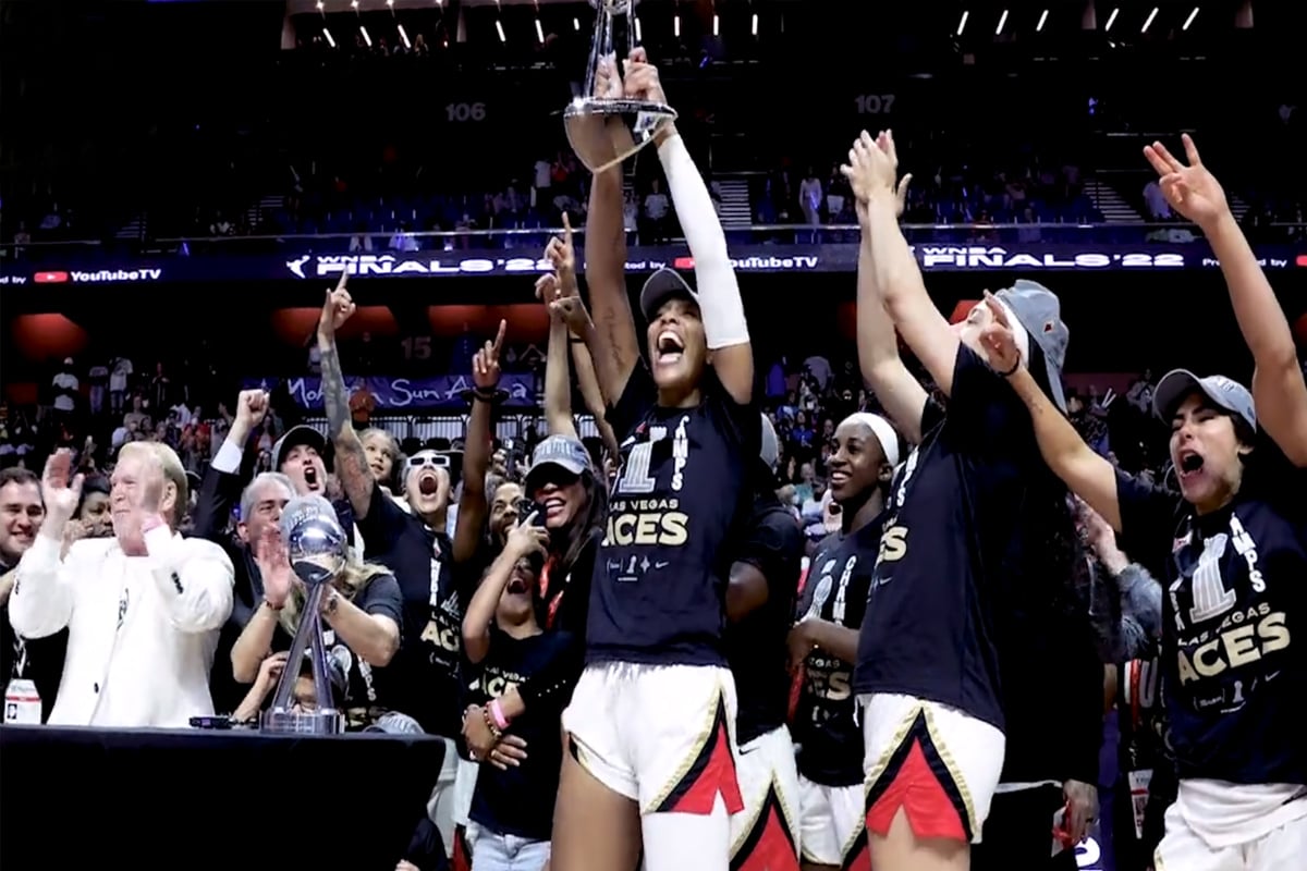 Las Vegas Aces win the 2022 WNBA Finals