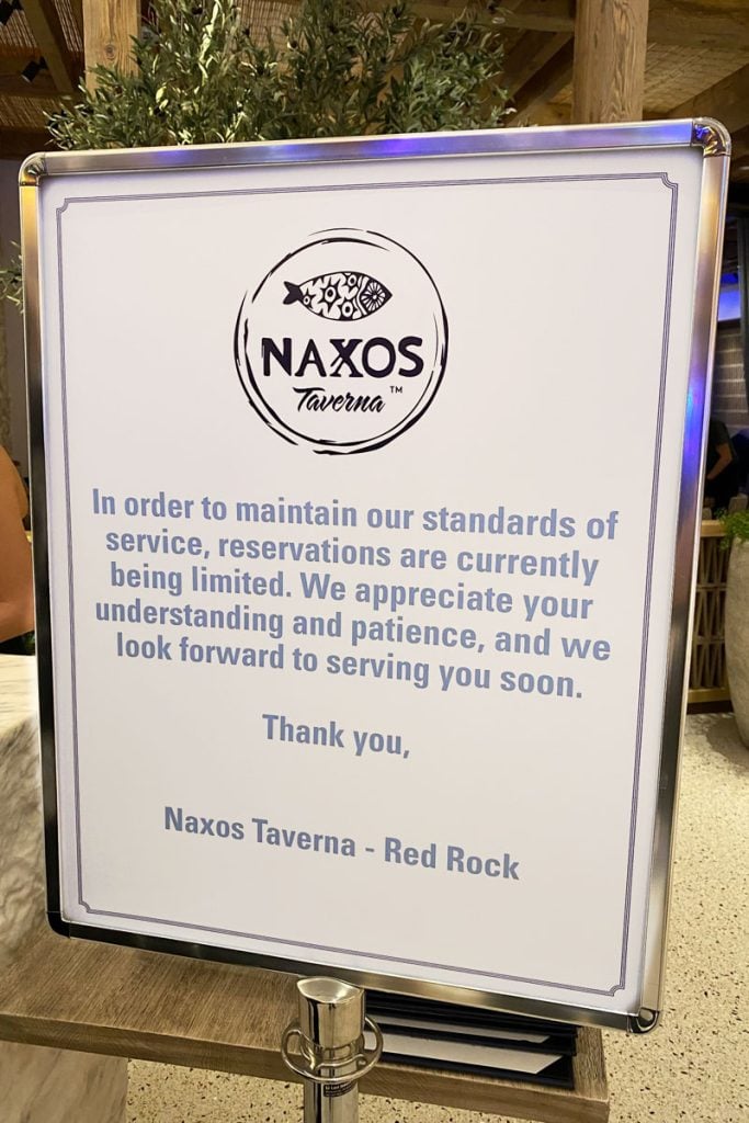 Naxos Taverna and Kallisto Oyster Bar Open at Red Rock Resort Vital Vegas