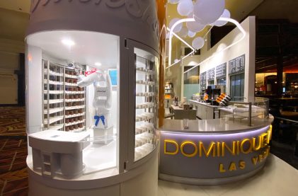 Here’s What’s Up With the Cookie Shot Robot at Caesars Palace