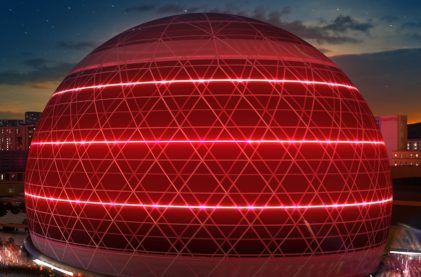 Sphere at Venetian to Debut Exterior Screen on July 4