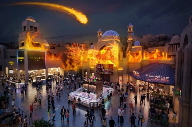 Miracle Mile Shops Unveils Free 3-D Light Show: Lower Your Expectations