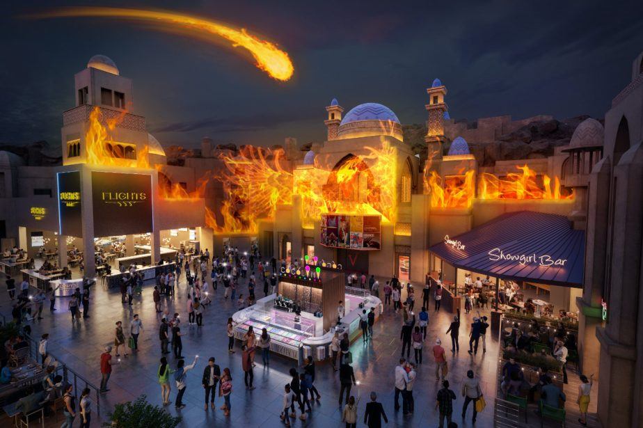 Miracle Mile Shops Unveils Free 3-D Light Show: Lower Your Expectations