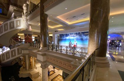 Forum Shops at Caesars Removes Infuriating Shortcut-Thwarting Barrier