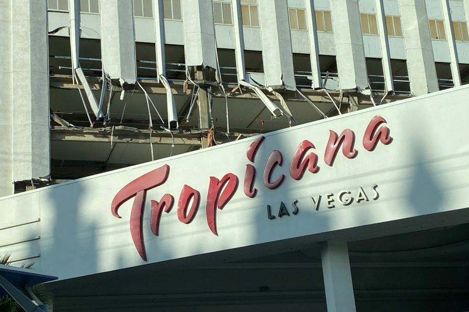 Here’s Your Bird’s Eye View of the Tropicana Demolition