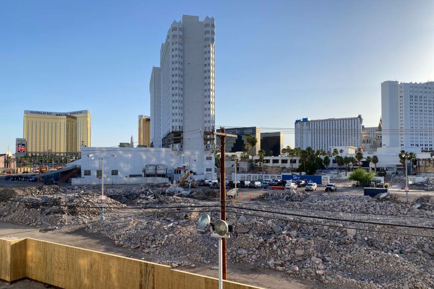 Here's Your Bird's Eye View of the Tropicana Demolition Vital Vegas