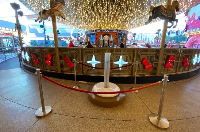 Wasted Halfwit Vandalizes Plaza’s Giant Martini Glass