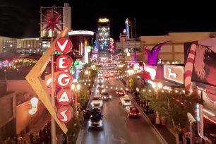 Impossible Drone Video Highlights Fremont East Venues