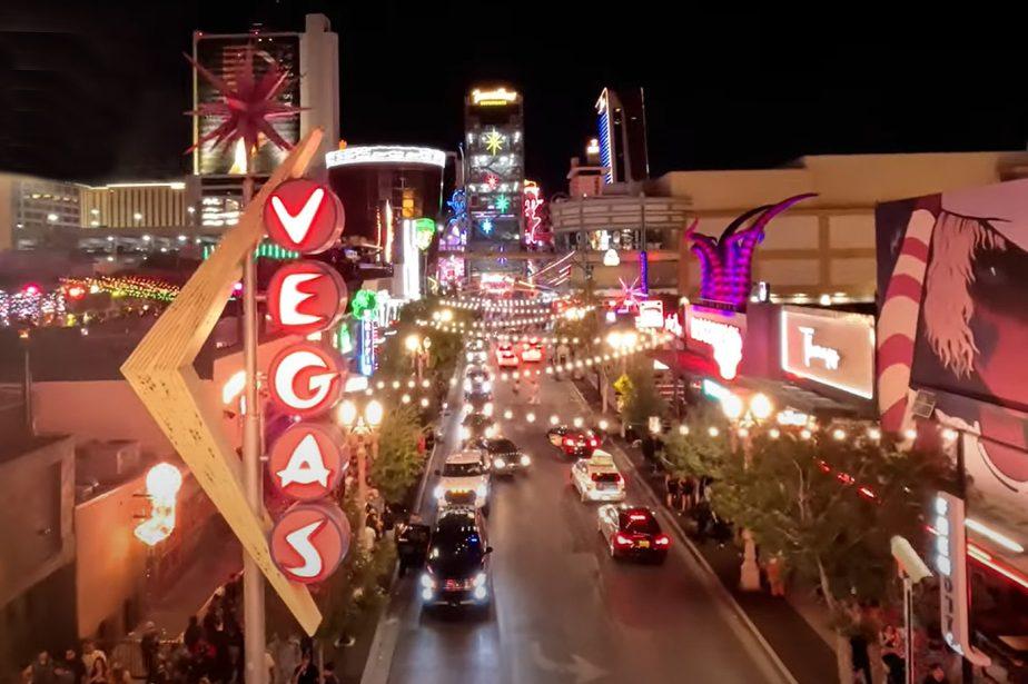Impossible Drone Video Highlights Fremont East Venues