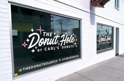 The Donut Hole Shutters at Downtown’s Tony @ Carson Building